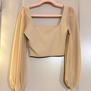 Elegant Camel Women's Top